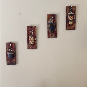 Coffee Cup Wall Art Decor